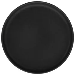 CreaTable Platte Uno Ø 33 cm Steinzeug Schwarz