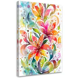 LEINWANDBILD Blumen 20x30cm