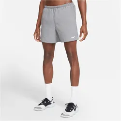 NIKE Challenger Brief-Lined Laufshorts Herren 084 - smoke grey/htr/reflective silv M