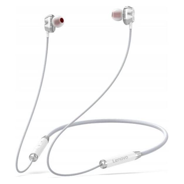 Lenovo HE08 Moving-Coil-Kopfhörer drahtlos Bluetooth In-Ear weiss (12 h, Kabellos) (HE08WHT)