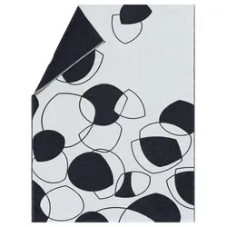 David Fussenegger Wohndecke Luca 'Abstrakt' 140 x 200 cm Anthrazit