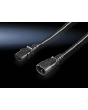 Rittal DK 7200.215 1.8m C14-Koppler C13-Koppler Schwarz Stromkabel 230 V C14/C13 1.8 m (7200215)