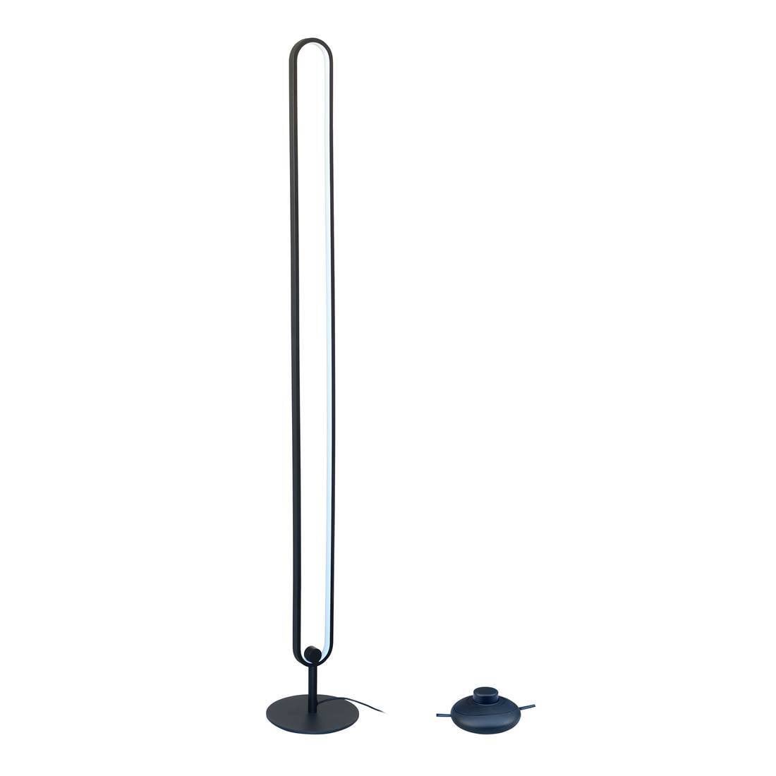 Rabalux 74051BARTO Moderne Vloerlamp voor de Woonkamer, Zwart