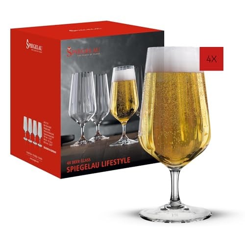 Spiegelau 4-delige set bierglazen Lifestyle biertulpen van kristalglas, 440 ml