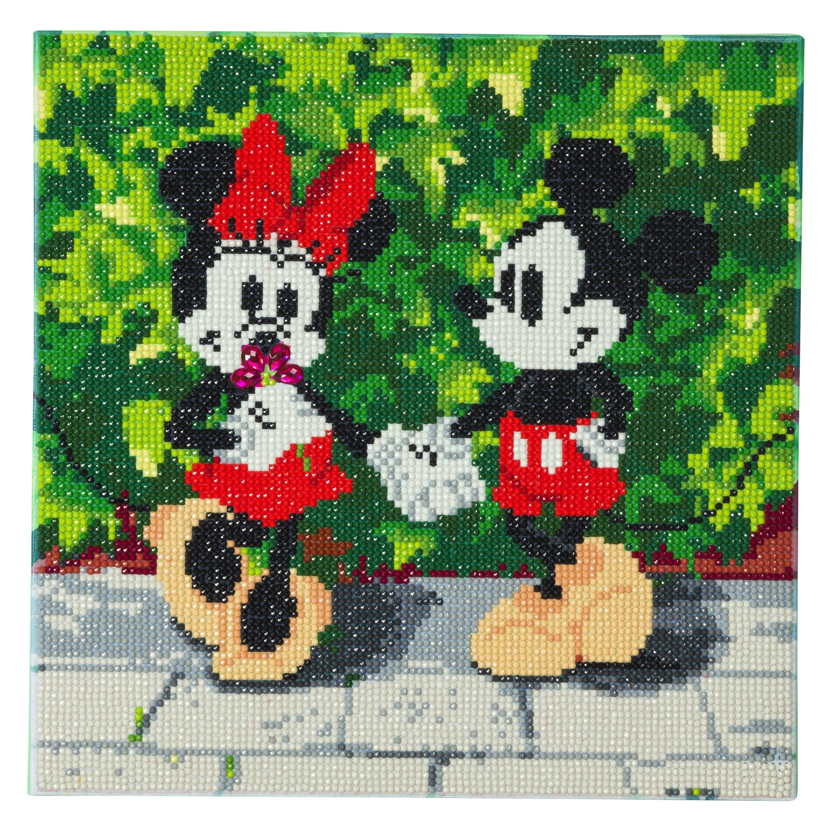 Craft Buddy Minnie and Mickey, 30x30cm Crystal Art Kit (CAK-DNY703M)