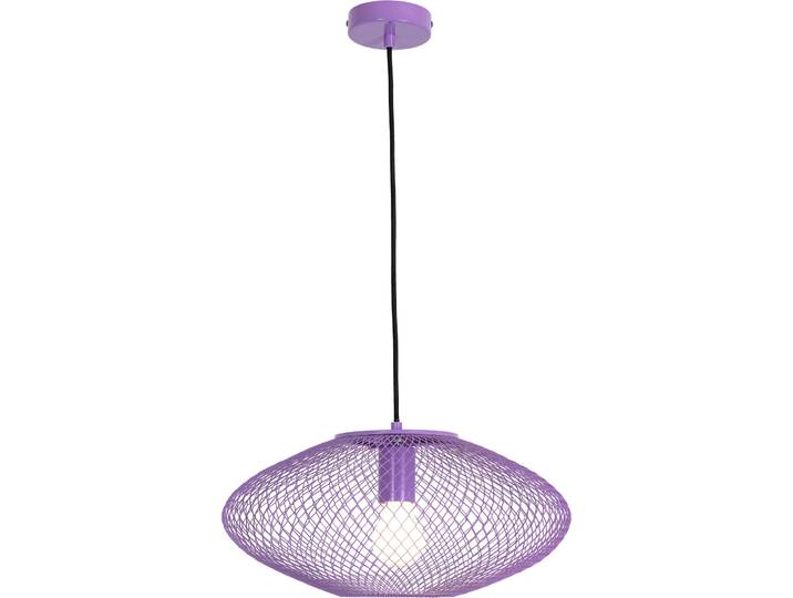 Pendellampe Amour lila Metall B 40 cm