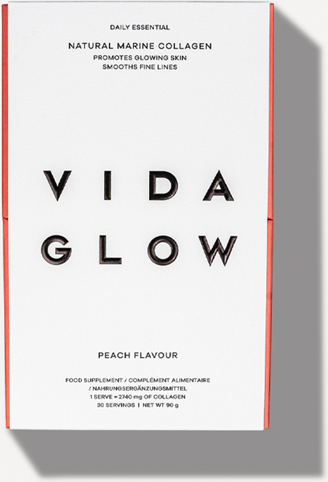 Vida Glow Natural Marine Collagen Sachets Peach 30 x 3g Sachets