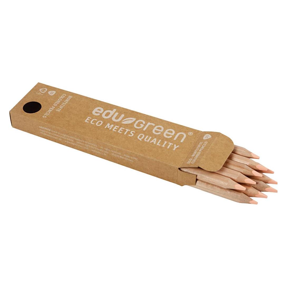 EDU3 Edugreen Jumbo Coloured Pencils (10x) (4260376467869)