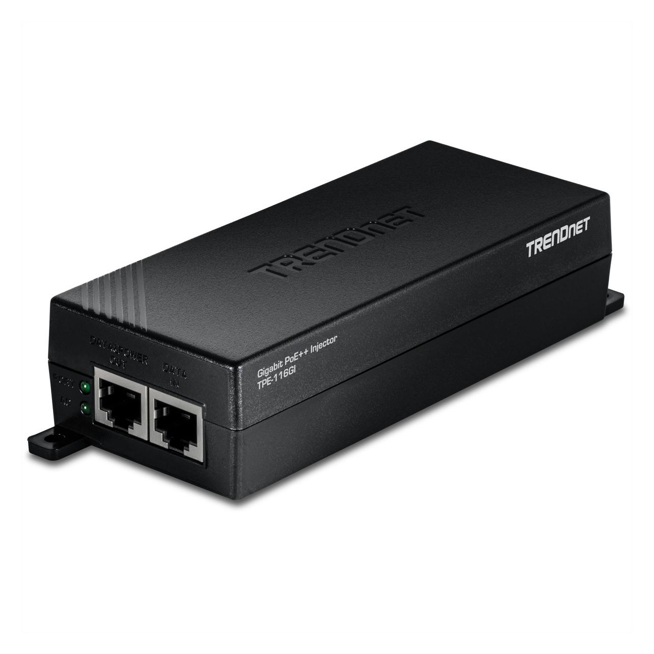 Trendnet Gigabit 60W PoE++ Injector (802.3bt (PoE++), 60 W) (TPE-116GI)