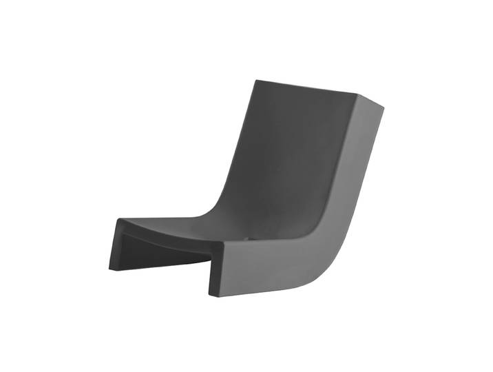 SLIDE chaise longue TWIST (Gris - Polyéthylène)