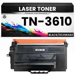 Toner kompatibel für Brother TN-3610 HL-L6210DW/L6410DN/L6415DN MFC-L6710DW/L6910DN/L6915DN/EX910 in Schwarz