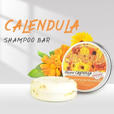 Uplifted Finds Calendula Plant Shampoo Soap Bar Silicone Free Deep Cleansing Hair Care Calendula Plant Shampoo Soap Bar Silicone Free Deep Cleansing Hair Care