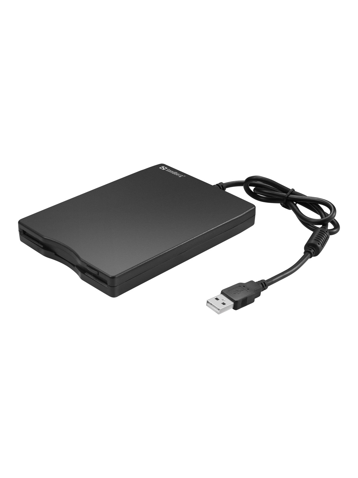 Sandberg USB Floppy Mini Reader - Floppy - USB - Schwarz
