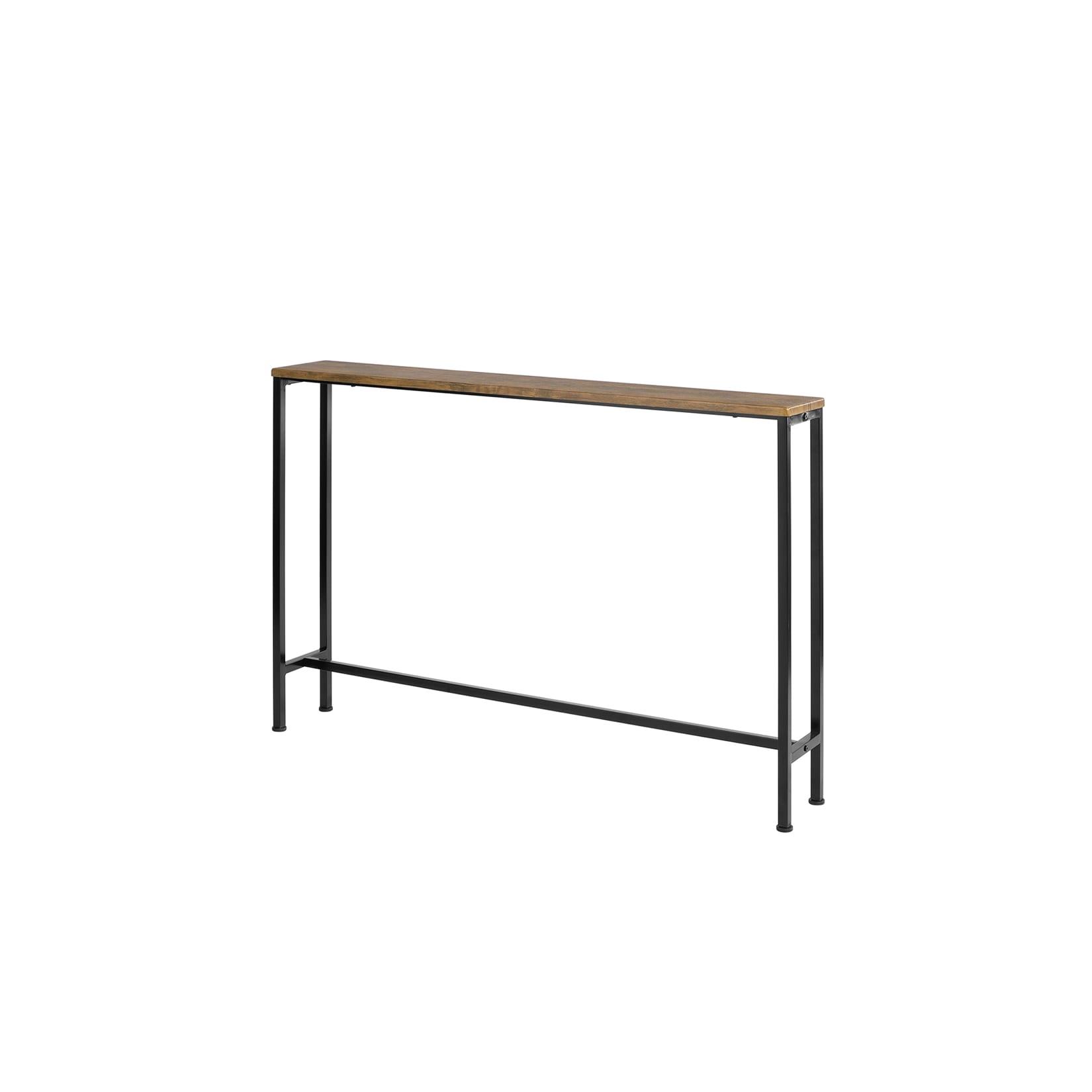SoBuy Konsolentisch Flur Holzfarbe 120x20x80cm Industriell