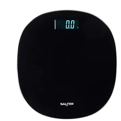 Salter, Personenwaage, SA00709BFEU12 Round Electronic Scale, Black (180 kg)