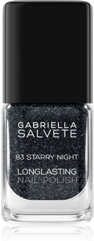 Gabriella Salvete Longlasting Enamel long-lasting nail polish with glitter shade 83 Starry NIght 11 ml