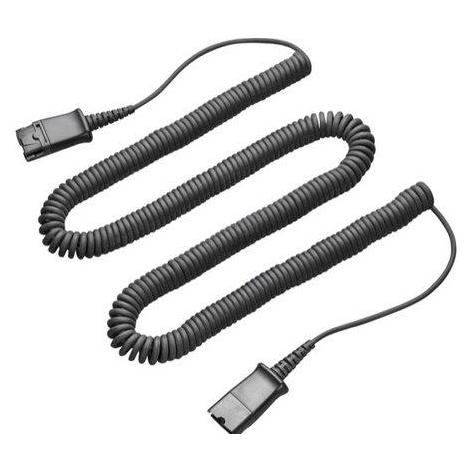 Dacomex Coiled extension cord compatibe with Plantronics QD- 3 m (460000)