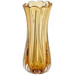 HOME STORY Vase   , braun , Glas , Maße (cm): B: 14 H: 33,5