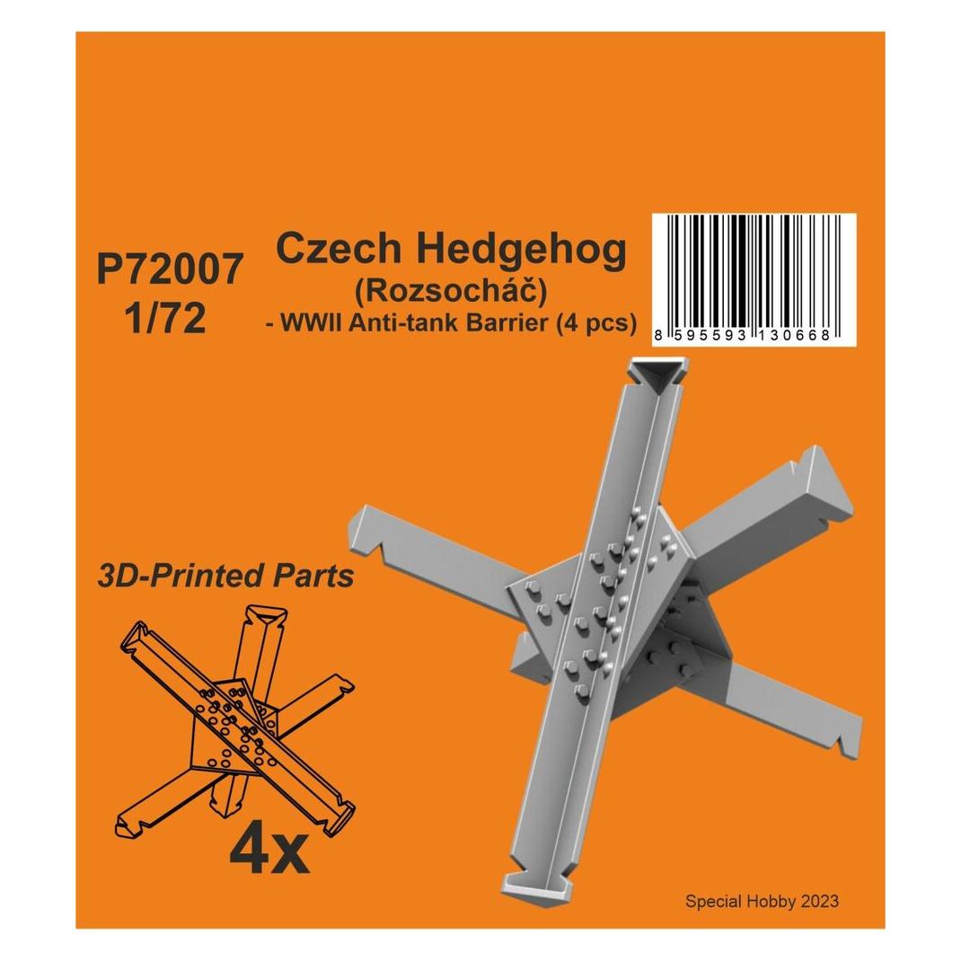CMK Czech Hedgehog (Rozsochá??) - WWII Anti-tank Barrier (6 pcs) 1/72 (P72007)
