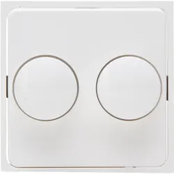 Kopp 492829004 HK07-Abdeckung Doppeldimmer Farbe:reinweiß