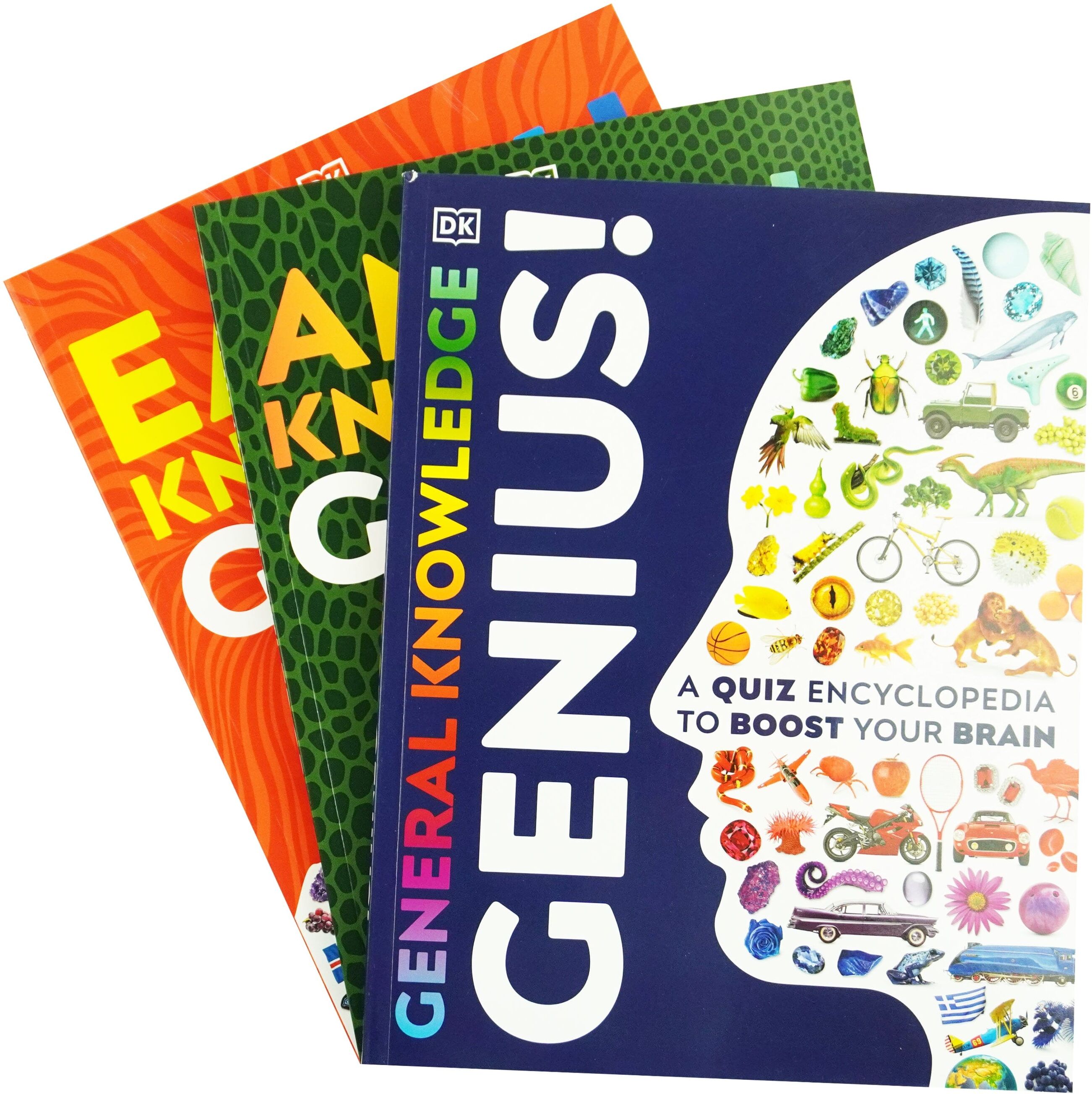 A Quiz Encyclopedia to Boost Your Brain General Knowledge Series by DK: 3 Books Collection Set - Ages 9-12 - Paperback Dorling Kindersley Ltd