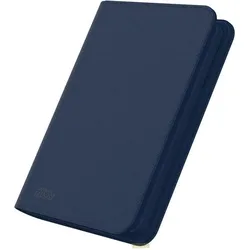Ultimate Guard UGD010354 - Zipfolio 160 – 8-Pocket Xenoskin Kartenmappe, blau