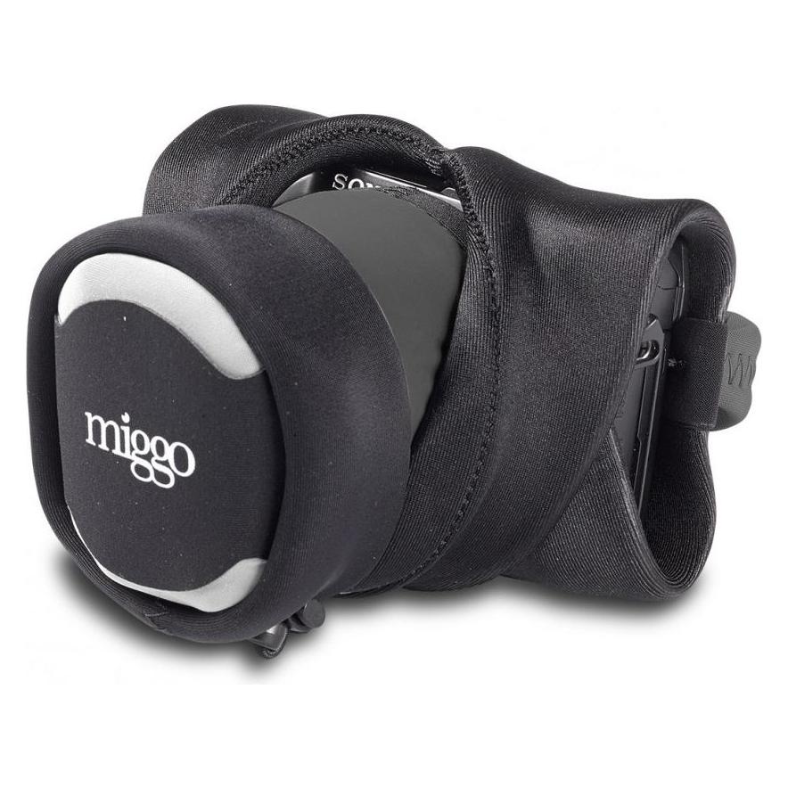 miggo Grip & Wrap, Digital camera, Spandex, Neoprene, Black, CSC, 30 cm, 140 mm (MW GW-CSC BK 30)