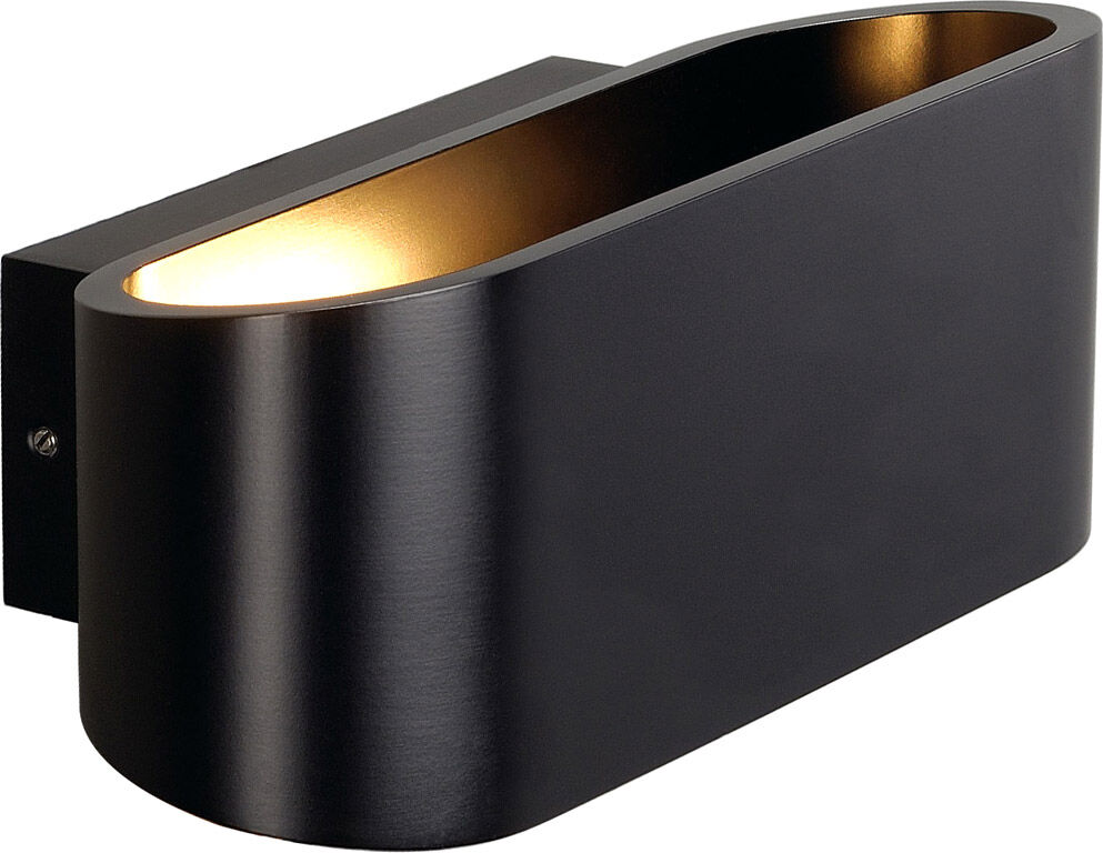 Slv Ossa R7s Wandleuchte, Oval, Matt Black, R7s 78mm, Max. 100w, Up/down - Wand- Und Deckenleuchten