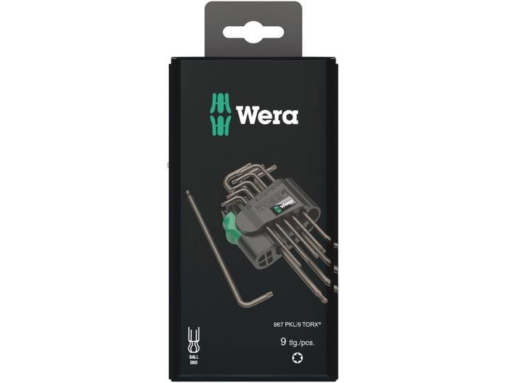 Wera 9tlg. 967 PKL TORX® Winkelschlüssel (05073598001)