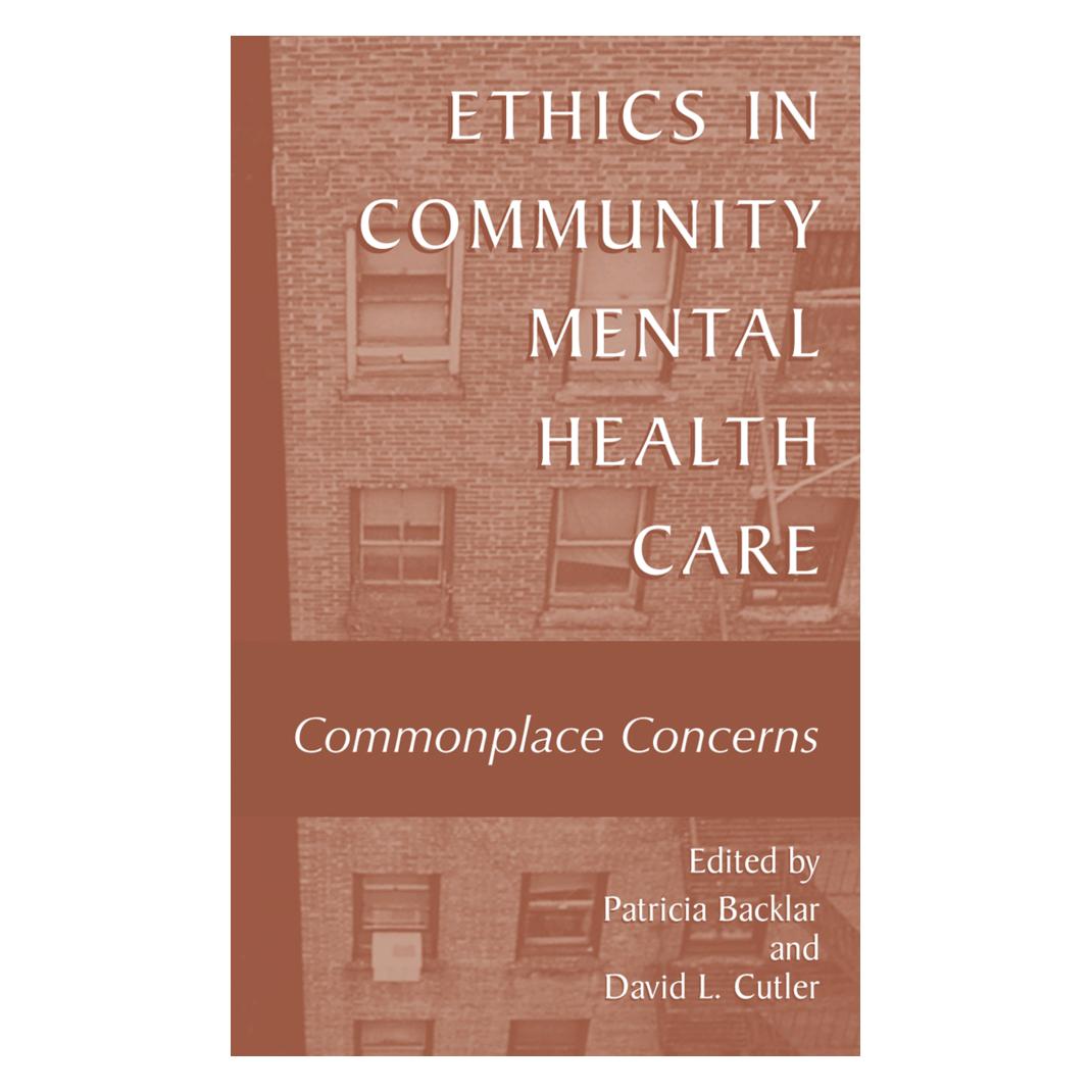 Springer Ethics in Community Mental Health Care (Englisch, Softcover, David L. Cutler, Patricia Backlar) (55539316)