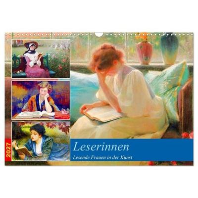 Leserinnen (Wandkalender 2027 DIN A3 quer), CALVENDO Monatskalender
