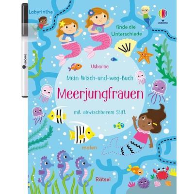 Mein Wisch-und-weg-Buch: Meerjungfrauen, Taschenbuch von Kirsteen Robson, Usborne, 978-1-03-570181-0