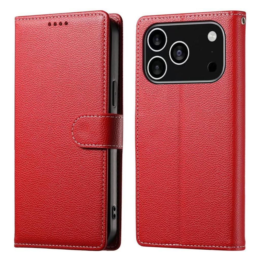 Cover-Discount Leder Etui Hülle Struktura Design (Apple iPhone 17 Pro, Apple iPhone 18 Pro) (61210603)