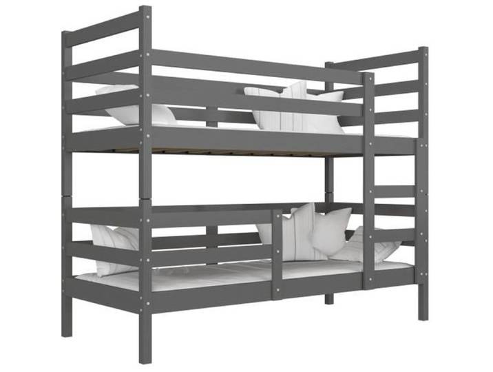 Lit Superposé Mika 90x190 Gris