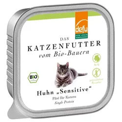 defu Nassfutter Katze Huhn Sensitive bio 100g