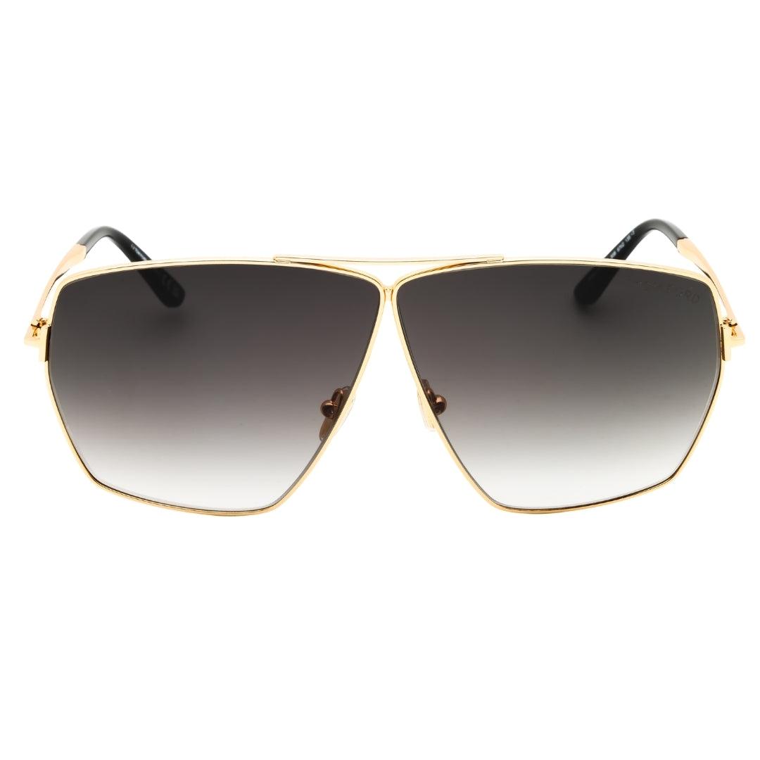 Tom Ford Stella Sonnenbrille In Glänzendem, Tiefem Gold