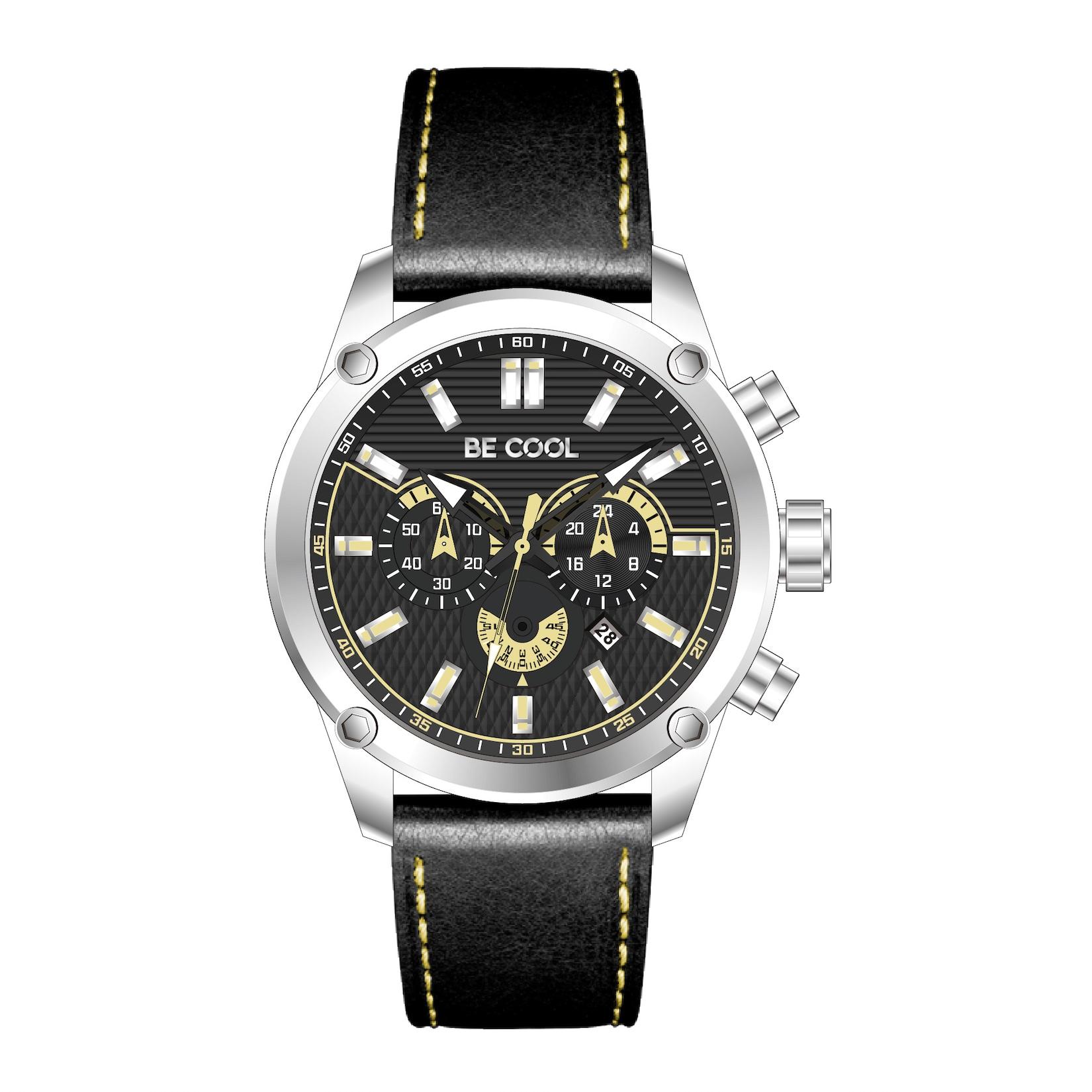 BE COOL Chronograph schwarz/grün BCW01SGR