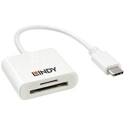 LINDY Lindy - Kartenleser (MMC, SD, RS-MMC, MMCmobile, microSD, MMCmicro, SDHC, SDXC) Externer Speicherkartenleser microSD, SD, USB-A (USB 3.2 Gen 1) Weiß 43185