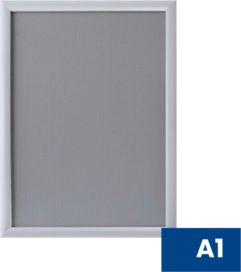 B2B Partner Clip-Rahmen A1, spitze Ecken