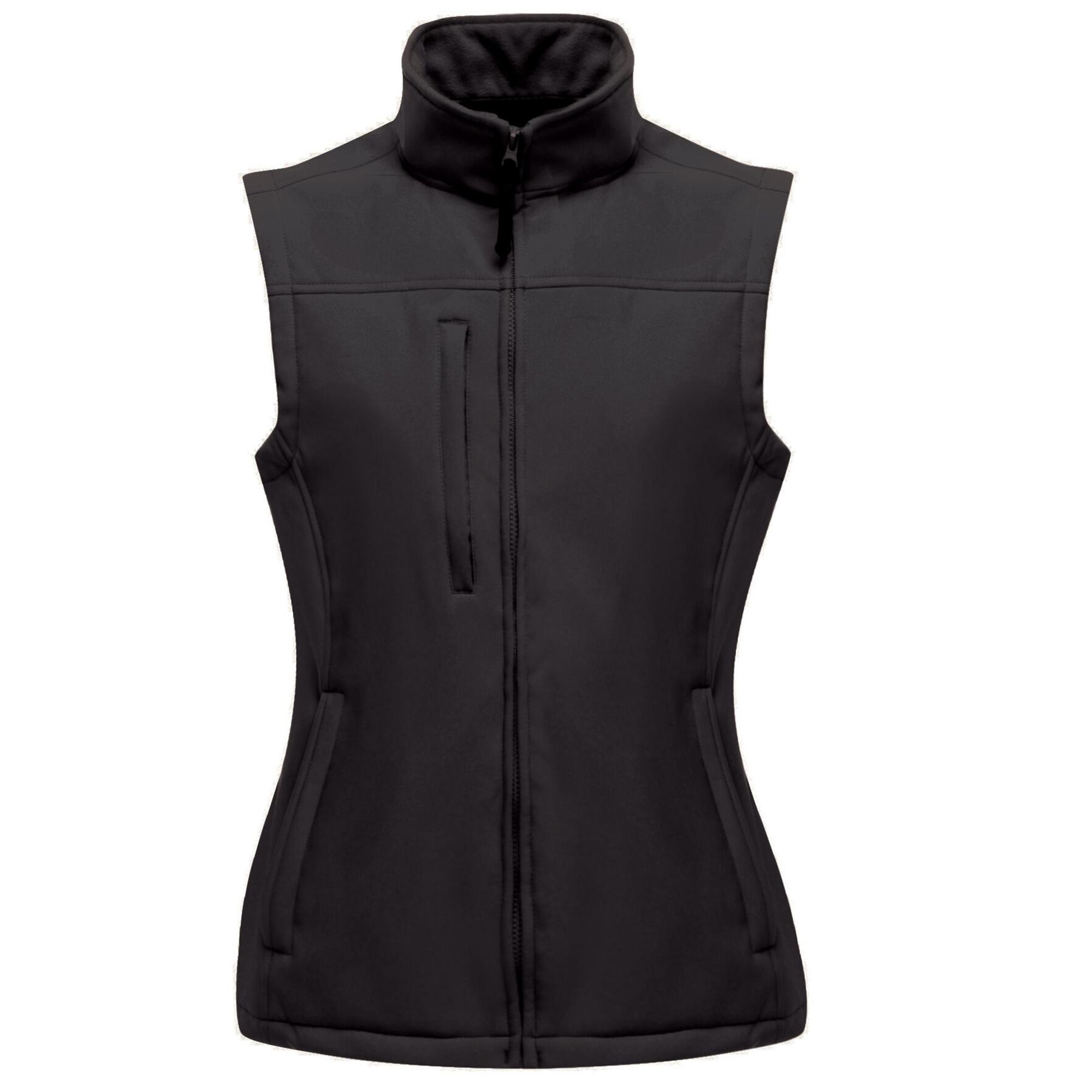Regatta - Dames Flux Softshell Bodywarmer (Waterafstotend & Windbestendig) (Zwart)