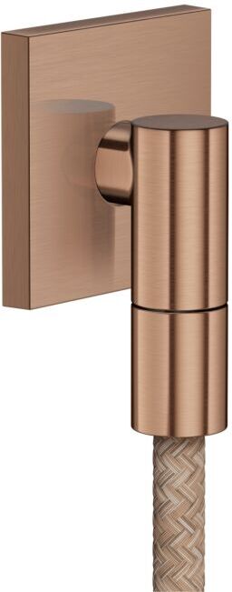 Hansgrohe AXOR Wandanschluss 36738310 eckig G1/2" Brushed Red Gold