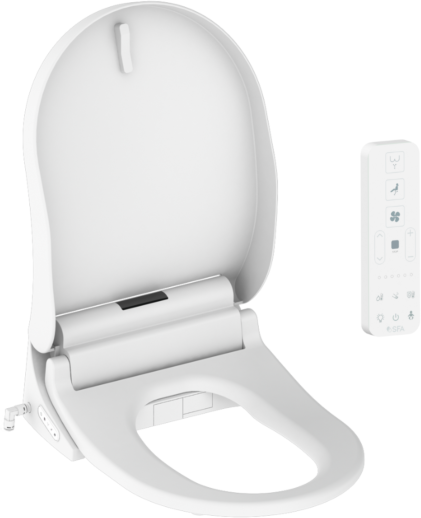 SFA Dusch-WC-Sitz Saniseat+ SANISEAT-002 mit Wasch- und Trocknungsfunktion