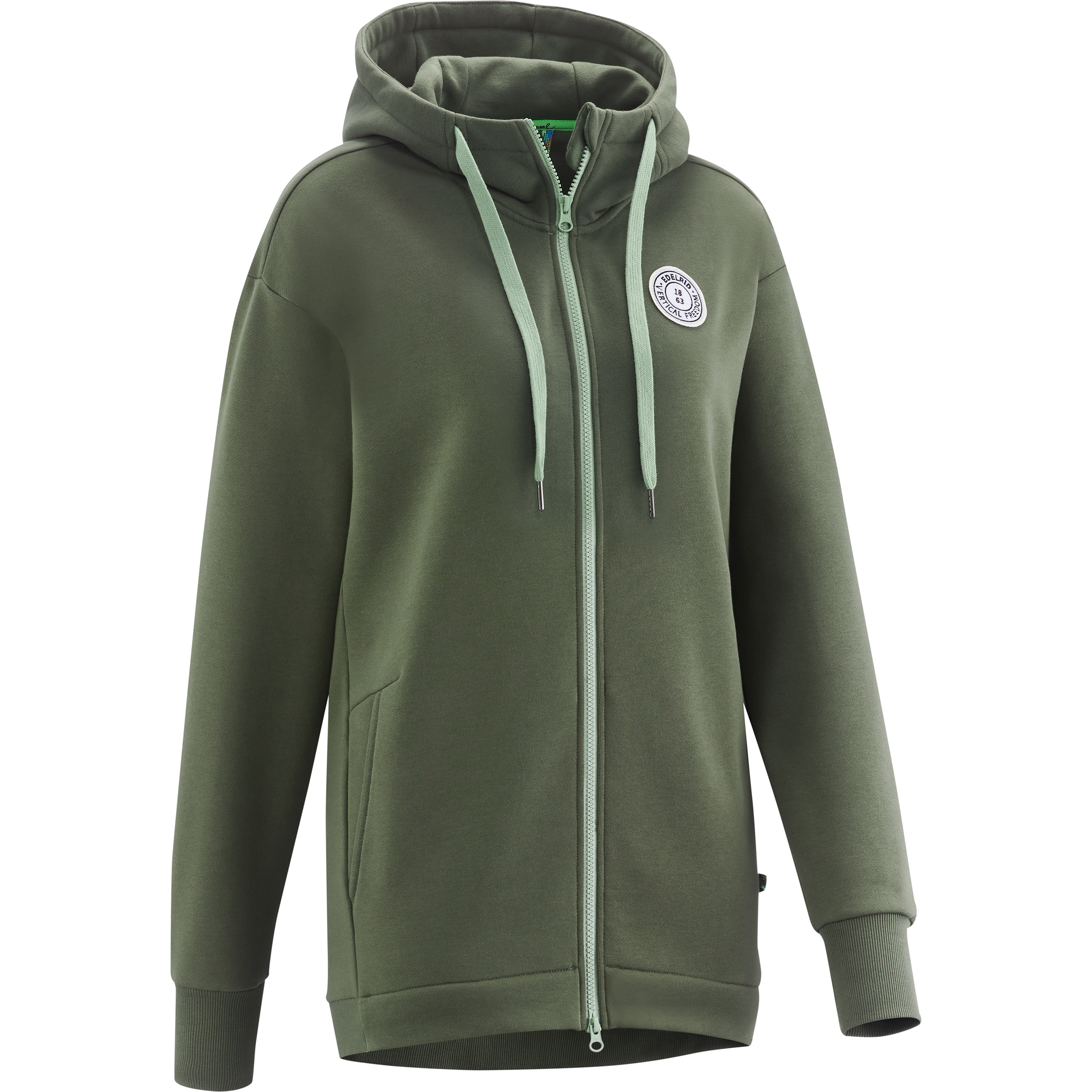 Edelrid Spotter II Damen Fleecejacke gruen Größe L Bouldern | Sportklettern Hautfreundlich