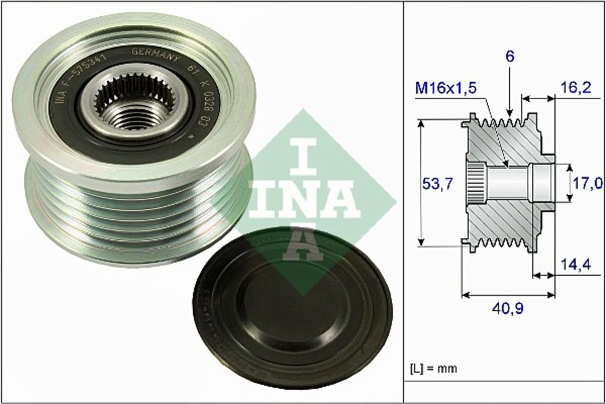 Schaeffler Ina Generatore a ruota libera INA 535 0270 10