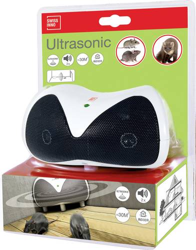 Swissinno Indoor Schädlingsvertreiber Funktionsart Ultraschall Wirkungsbereich 30m² 1St.