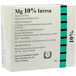 MG 10% Inresa Injektionslösung 10X10 ml