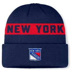 NHL Fanatics Cuffed Beanie – Wintermütze | New York Rangers