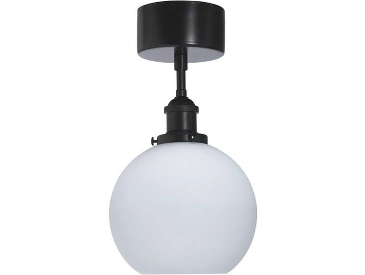 PR Home Deckenleuchte Omega, Schwarz, Glas, 36 cm, Lampen & Leuchten, Innenbeleuchtung, Deckenleuchten, Deckenleuchten