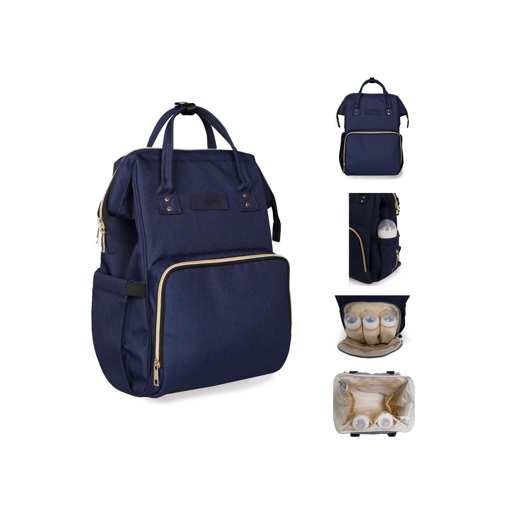 Kikkaboo Wickeltasche Siena, Rucksack, Wickelunterlage, Grifflänge einstellbar dunkelblau