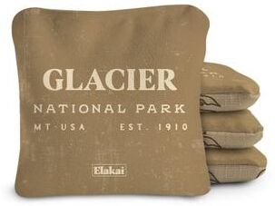 Skip's Garage Glacier National Park Dual Sided Pro Cornhole Bags (Set of 4)